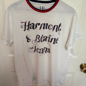 Harmont & Blaine Jeans White Graphic T-Shirt - XXL Womens